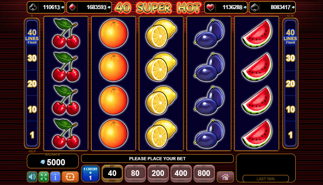 40 Super Hot Slot Reels