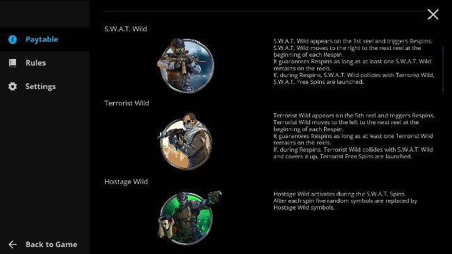 Ace Round Bonuses & Symbols