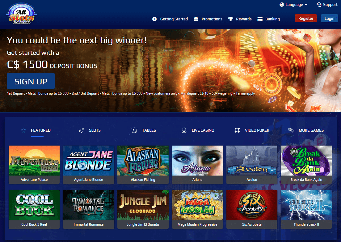 All Slots casino games