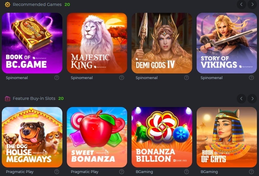 BC.Game casino new online slots