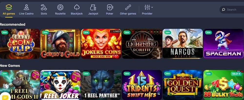 Casino Bettilt slot games