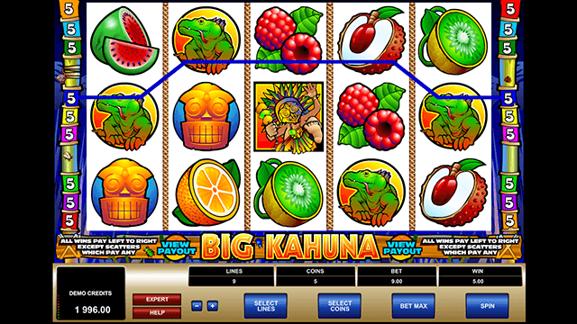 Big Kahuna Slot Machine