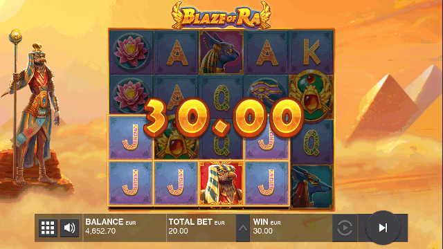Blaze of Ra Slot Game Blaze of Ra Slot Game Push Gaming