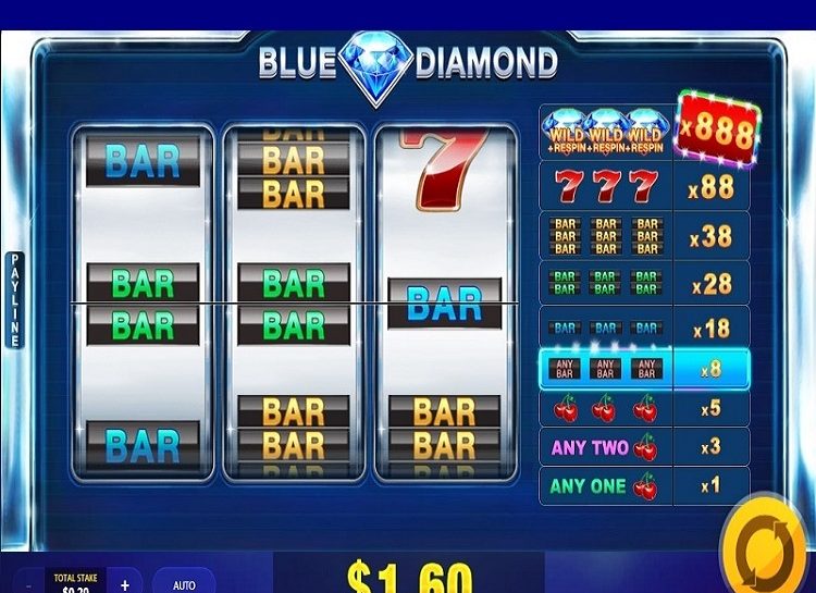 Play Blue Diamond Free Slot Game