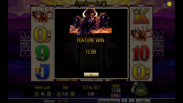 Buffalo Slot Bonus Game