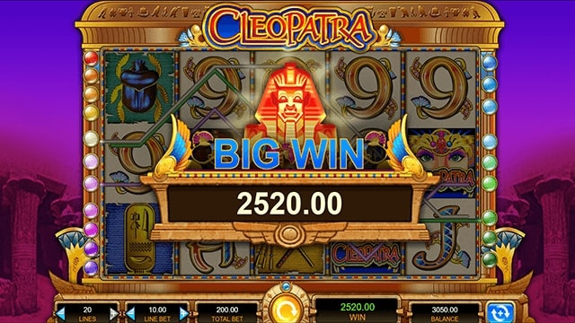 Cleopatra Slot ITG Bonus