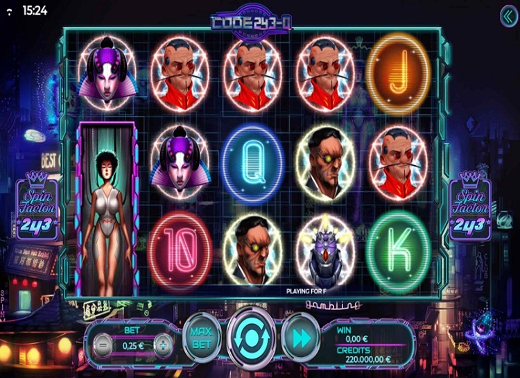 Play Code 243-0 Free Slot Game