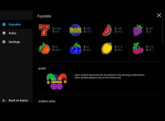 Exploding Fruits Slot Paytable Evoplay