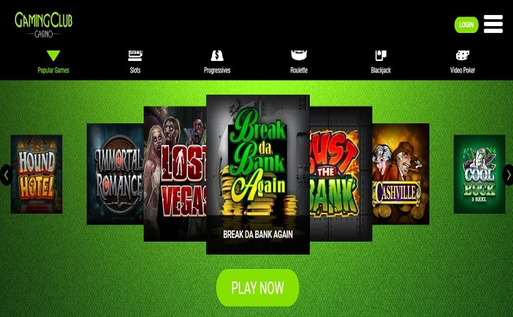 Gaming Club casino games
