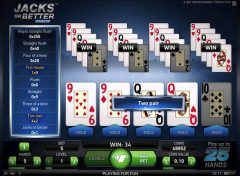Jacks Or Better Slot Machine