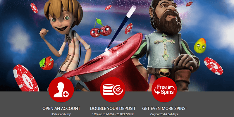 MagicRed Casino Welcome Bonus
