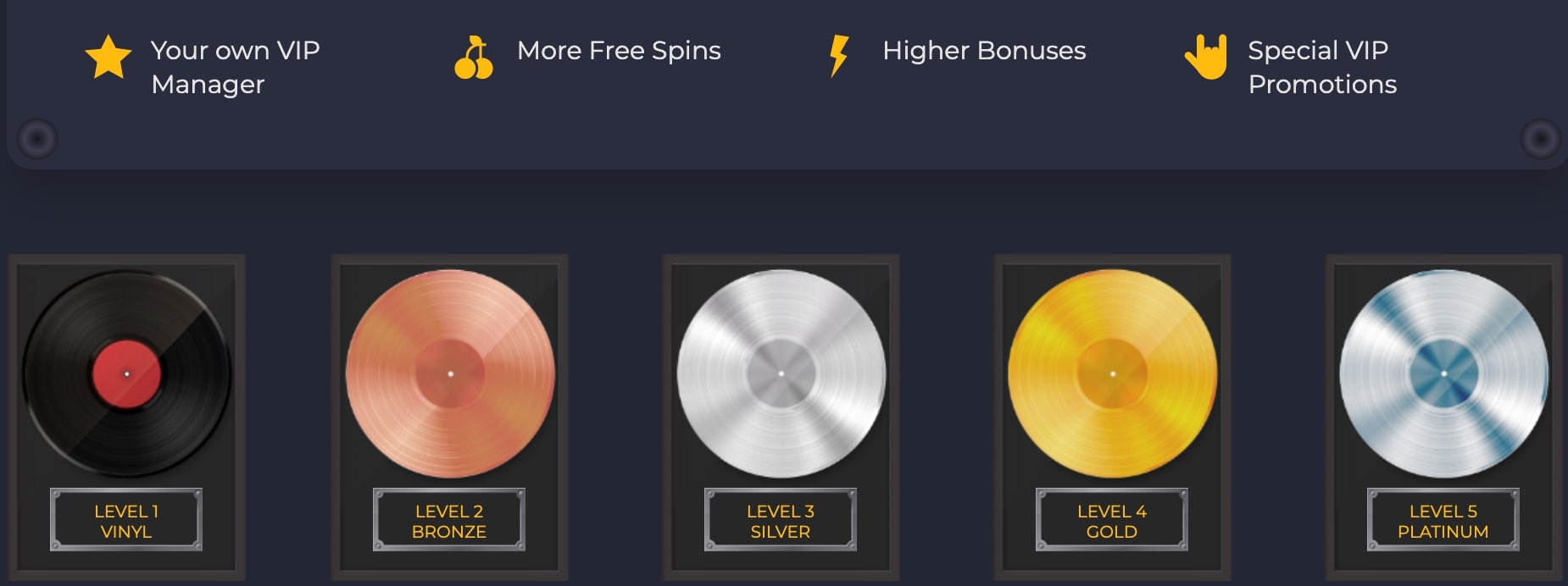 Rolling Slots VIP program