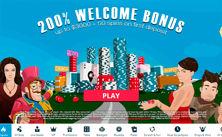 SpinLand Casino Main