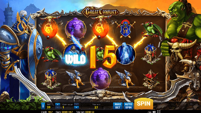 The Great Conflict Slot Game Evoplay