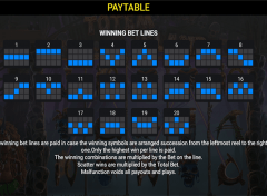Totem Island Paylines