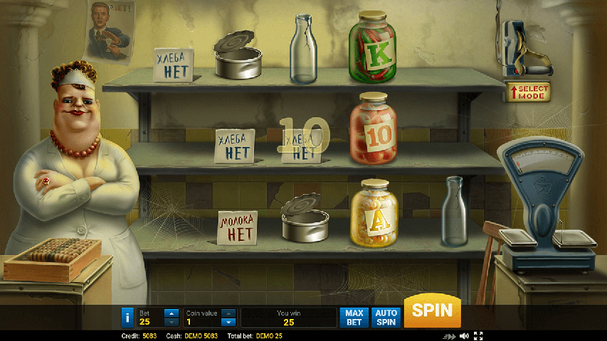 USSR Grocery Slot Machine Evoplay