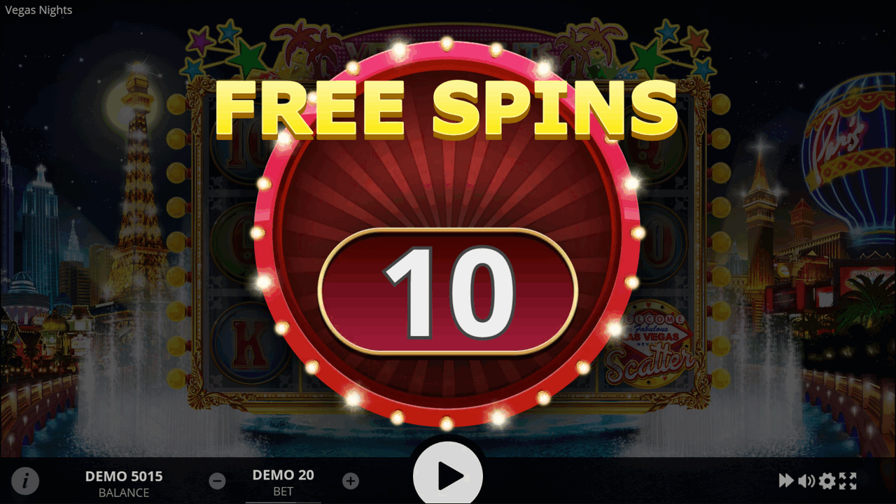 Vegas Nights Free Spins