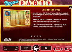 Vegas Party Slot Features