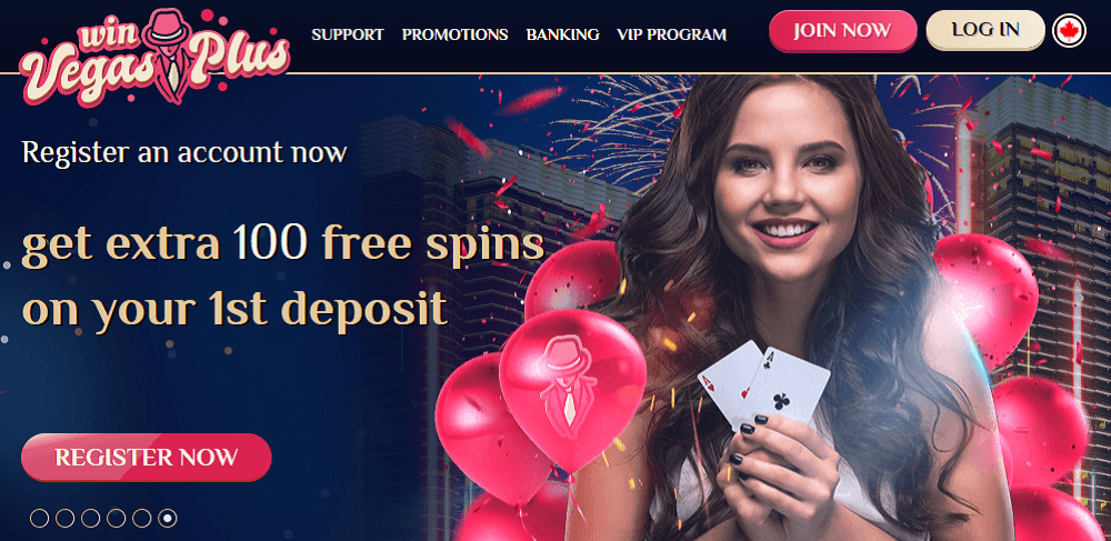Casino VegasPlus first deposit bonus