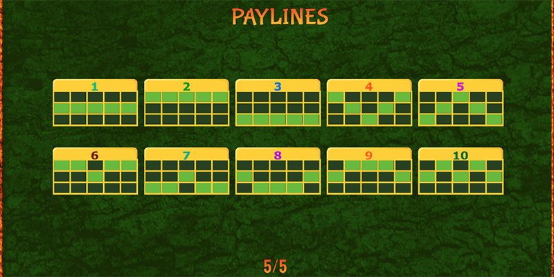 Wild Life Slot Paytable