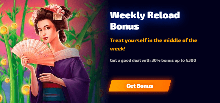 Wild Tokyo Casino Weekly Bonus