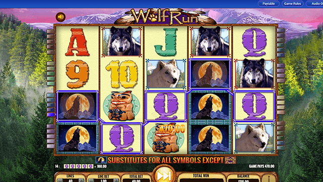 Wolf Run ITG Slot Machine