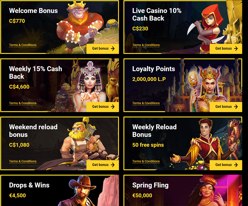 ZetCasino Canada Exclusive Promotions for Exquisite Gamblers