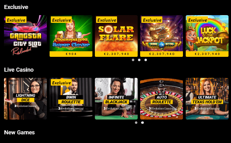 bwin casino games
