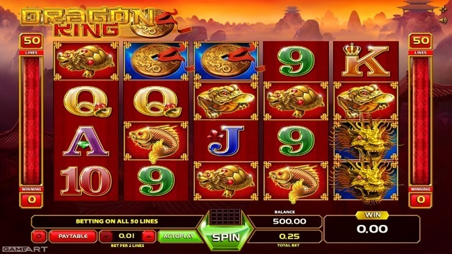 Dragon King Slot Reels