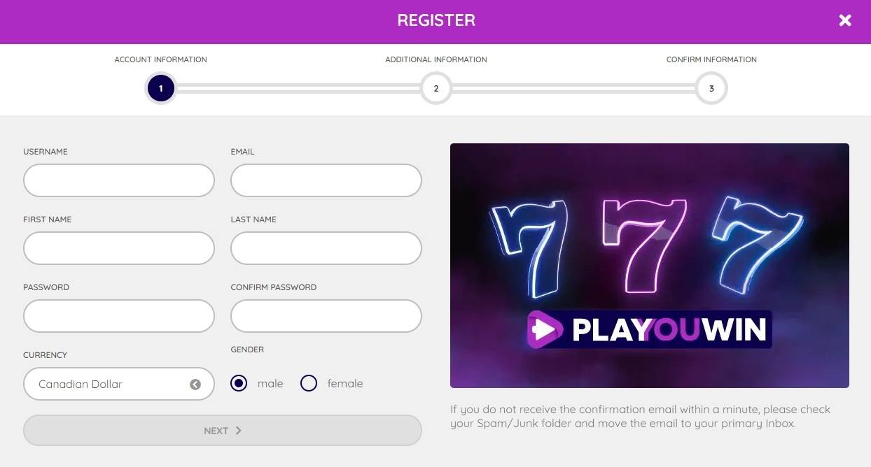 playouwin casino sign up