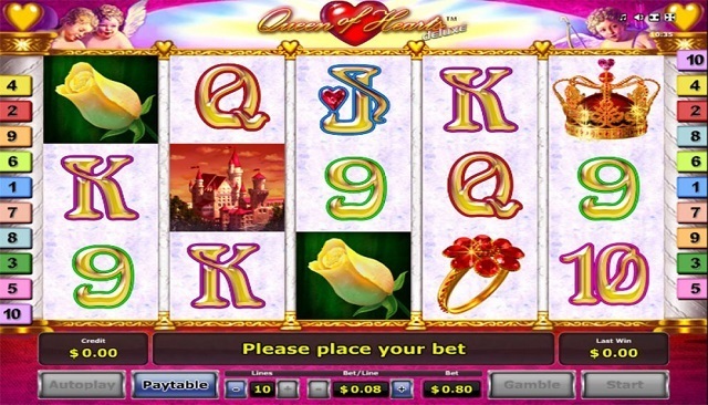 Queen of Hearts Slot Reels