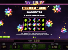 Starburst Slot Bonus Features