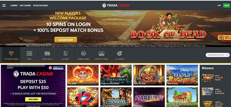 Trada Casino Canada