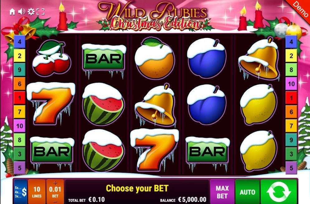 wild rubies christmas edition slot